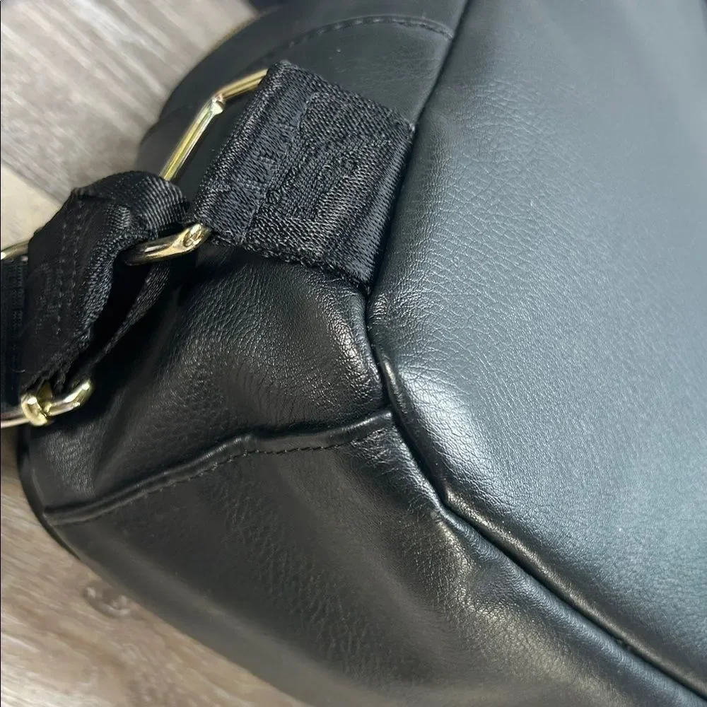 Betsey Johnson Black Backpack with Floral Lining - Picture 8 of 11